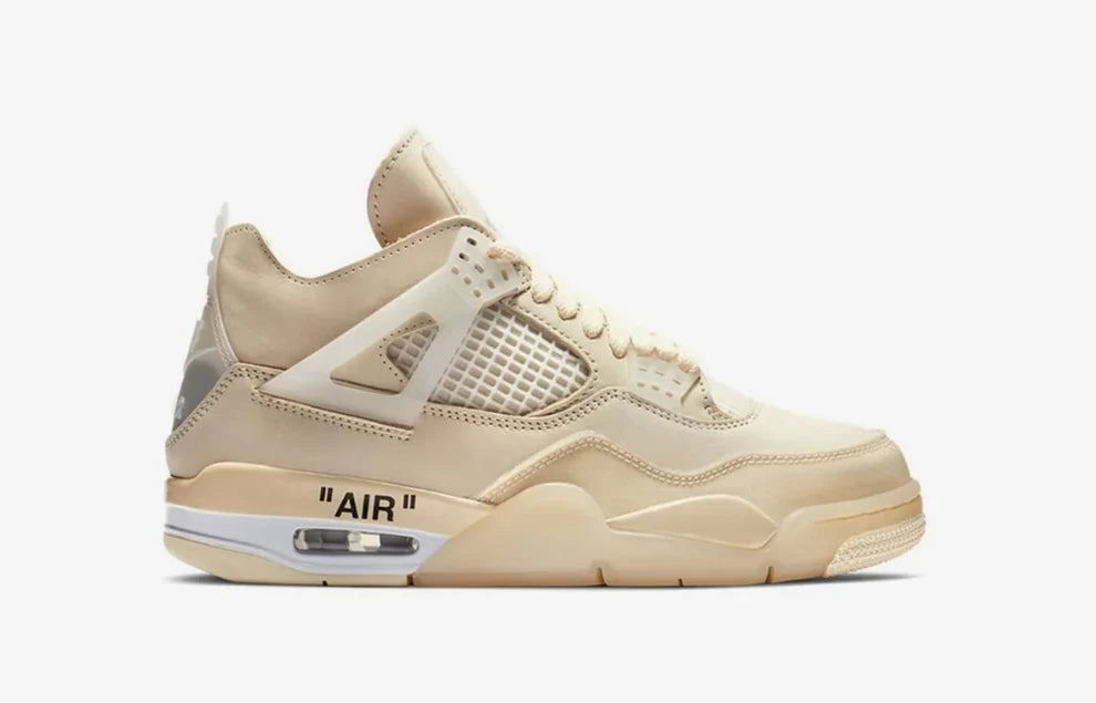 NIKE AIR JORDAN 4 RETRO X OFF-WHITE "SAIL" SNEAKER SALE
